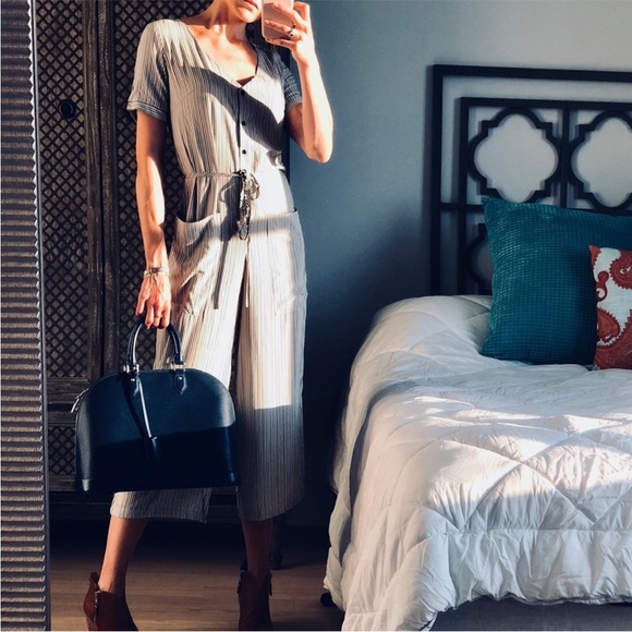 DRESS FORUM Striped Jumpsuit Size Small NWT - Picture 3 of 9